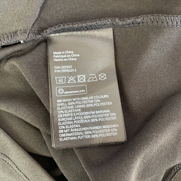 Divided H&M Black Ruched Crop Tank Top Soft Stretchy Y2K Style M - Picture 5 of 5